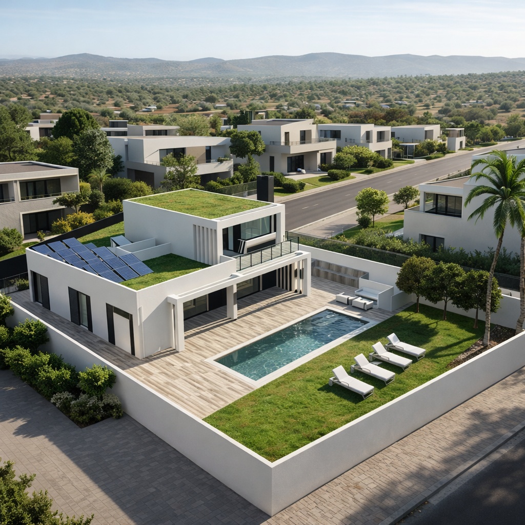 Vivienda Unifamiliar aislada en la Guardia de Jaén diseño COS Arquitectos